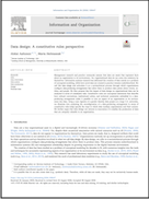 Information and Organization paper first page